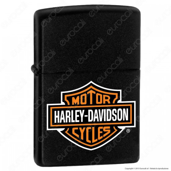 Accendino Zippo Mod. 218hd-h252 Harley-Davidson® Logo - Ricaricabile Antivento Accendino Zippo Mod. 218hd-h252 Harley-Davidson® Logo - Ricaricabile Antivento