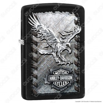 Accendino Zippo Mod. 28485 Harley-Davidson® Iron Eagle - Ricaricabile Antivento