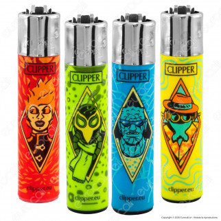 Clipper Large Fantasia Villans - 4 Accendini [TERMINATO]