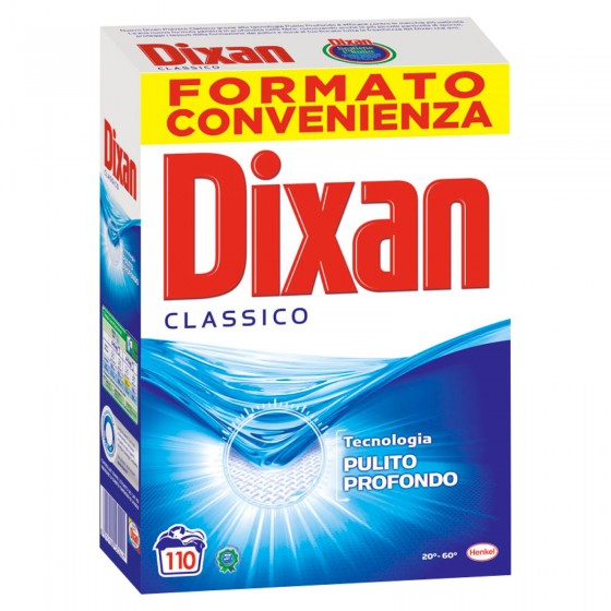 Dixan Detersivo in Polvere per Lavatrice 110 Lavaggi - Fustino da Dixan Detersivo in Polvere per Lavatrice 110 Lavaggi - Fustino da