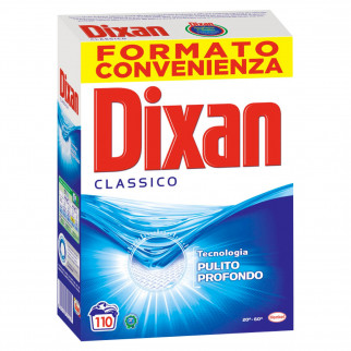 Dixan Detersivo in Polvere per Lavatrice 110 Lavaggi - Fustino da