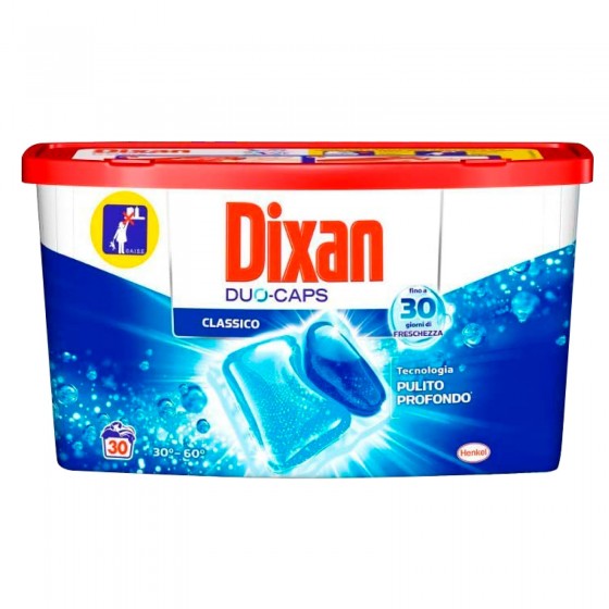 Dixan Duo Caps Classico Detersivo in Capsule per Lavatrice - Dixan Duo Caps Classico Detersivo in Capsule per Lavatrice -