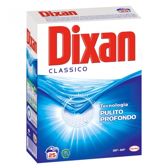 Dixan Detersivo in Polvere per Lavatrice 25 Lavaggi - Fustino da 1625g Dixan Detersivo in Polvere per Lavatrice 25 Lavaggi - Fustino da 1625g