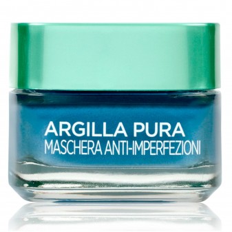 L'Oréal Paris Argilla Pura Maschera Viso Anti-Imperfezioni con Alga Marina