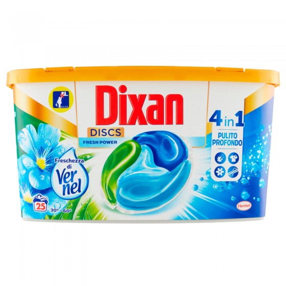 Dixan Discs Pulito Profondo Azione 4in1 Detersivo per Lavatrice - Dixan Discs Pulito Profondo Azione 4in1 Detersivo per Lavatrice -