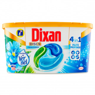 Dixan Discs Pulito Profondo Azione 4in1 Detersivo per Lavatrice -