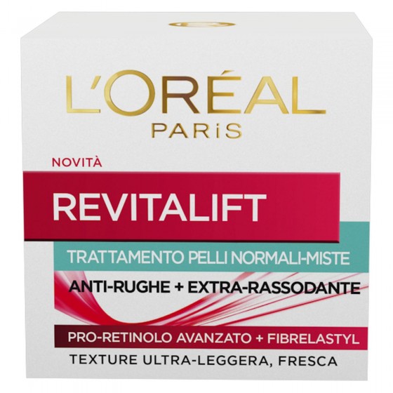 L'Oréal Paris Revitalift Crema Viso Anti-Rughe Rassodante con L'Oréal Paris Revitalift Crema Viso Anti-Rughe Rassodante con