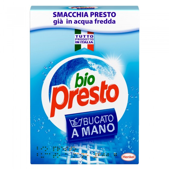 Bio Presto Bucato a Mano Detersivo in Polvere - Fustino da 600g Bio Presto Bucato a Mano Detersivo in Polvere - Fustino da 600g
