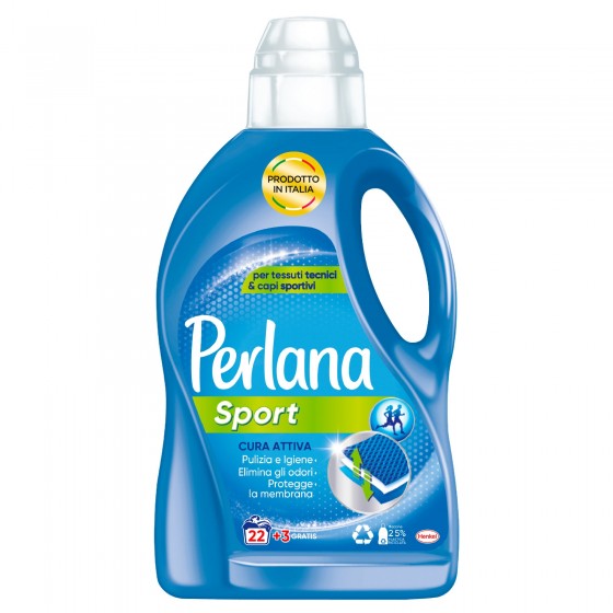 Perlana Sport Cura Attiva Detersivo Liquido per Lavatrice - Flaconde da 1,5 Litri Perlana Sport Cura Attiva Detersivo Liquido per Lavatrice - Flaconde da 1,5 Litri
