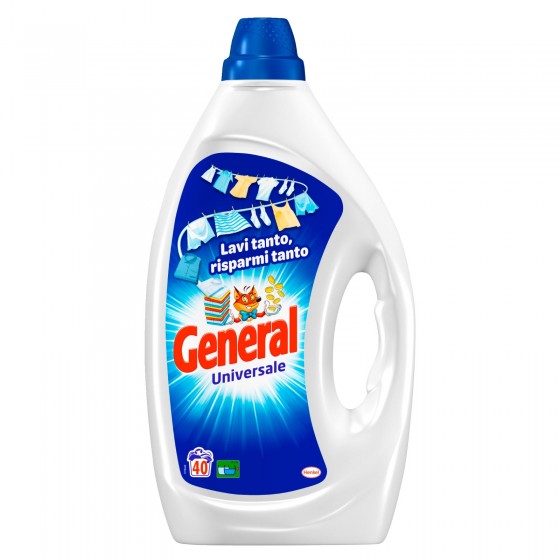 General Universale Detersivo Liquido per Lavatrice - Flacone da 2 General Universale Detersivo Liquido per Lavatrice - Flacone da 2