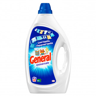 General Universale Detersivo Liquido per Lavatrice - Flacone da 2