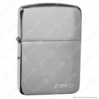 Accendino Zippo Mod. 24485 Replica Black Ice - Ricaricabile Antivento