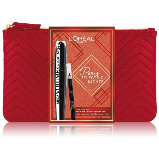 L'Oréal Paris Electric Nights Pochette Mega Volume Collagene 24h + L'Oréal Paris Electric Nights Pochette Mega Volume Collagene 24h +
