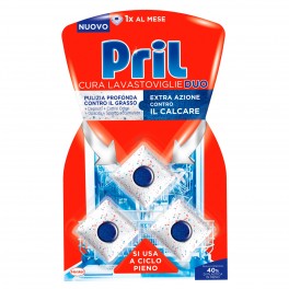 Pril Cura Lavastoviglie Duo - Confezione da 3 Pastiglie