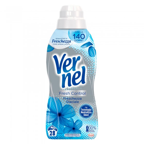 Vernel Fresh Control Freschezza Glaciale Ammorbidente Concentrato con Vernel Fresh Control Freschezza Glaciale Ammorbidente Concentrato con