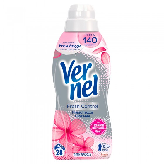 Vernel Fresh Control Freschezza Floreale Ammorbidente Concentrato con Vernel Fresh Control Freschezza Floreale Ammorbidente Concentrato con