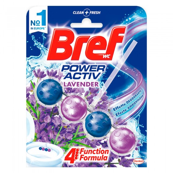 Bref WC Power Activ Lavanda Tavoletta Detergente - 1 Confezione Bref WC Power Activ Lavanda Tavoletta Detergente - 1 Confezione