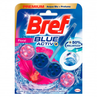 Bref WC Floral Blue Activ+ Tavoletta Detergente - 1 Confezione