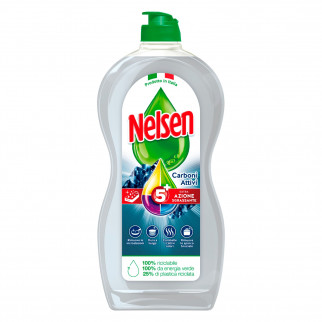 Nelsen Detersivo Liquido Extra Sgrassante 5 Azioni ai Carboni Attivi