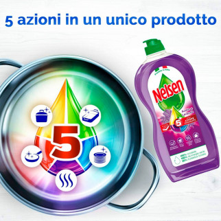 Nelsen Detersivo Liquido Extra Sgrassante 5 Azioni all'Aceto e
