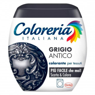 Grey Coloreria Italiana Colorante per Tessuti per Lavatrice Colore