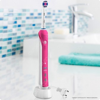 Oral B Smart 4 4000W Spazzolino Elettrico Ricaricabile Braun Bluetooth Timer