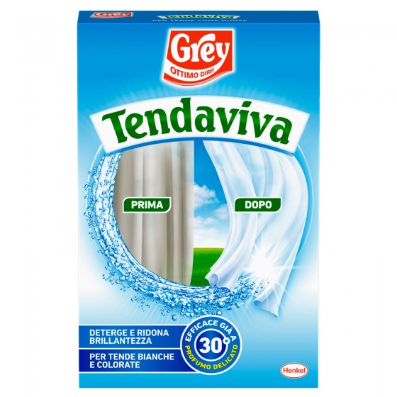 Grey Tendaviva Detergente Tende per Lavatrice con Ossigeno Attivo - Grey Tendaviva Detergente Tende per Lavatrice con Ossigeno Attivo -