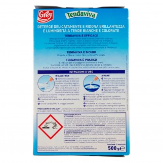 Grey Tendaviva Detergente Tende per Lavatrice con Ossigeno Attivo -