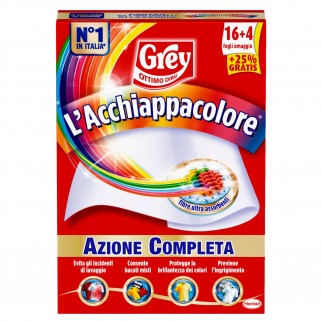 Grey L'Acchiappacolore per Lavatrice - Confezione da 20 Fogli