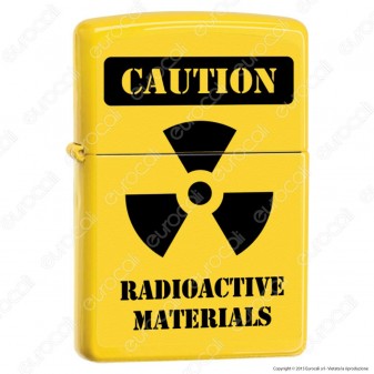 Accendino Zippo Mod. 14m004 Radioactive Sign - Ricaricabile Antivento