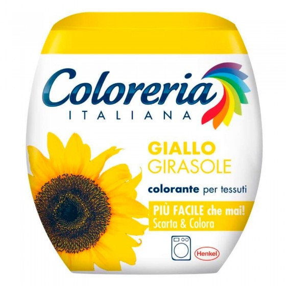 Colorante per Tessuti Giallo Monodose Coloreria Italiana