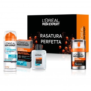 L'Oréal Paris Men Expert Kit Rasatura Perfetta con Schiuma da Barba