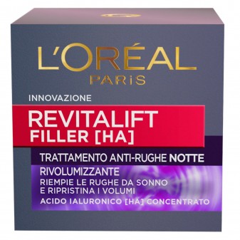 L'Oréal Paris Revitalift Filler Trattamento Viso Notte Antirughe