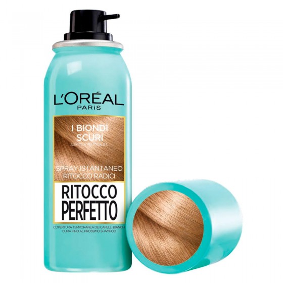 L'Oréal Paris Ritocco Perfetto Spray per Capelli Bianchi Colore 4 L'Oréal Paris Ritocco Perfetto Spray per Capelli Bianchi Colore 4