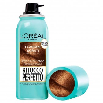 L'Oréal Paris Ritocco Perfetto Spray per Capelli Bianchi Colore Castano Dorato