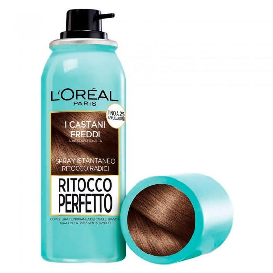 L'Oréal Paris Ritocco Perfetto Spray per Capelli Bianchi Colore L'Oréal Paris Ritocco Perfetto Spray per Capelli Bianchi Colore