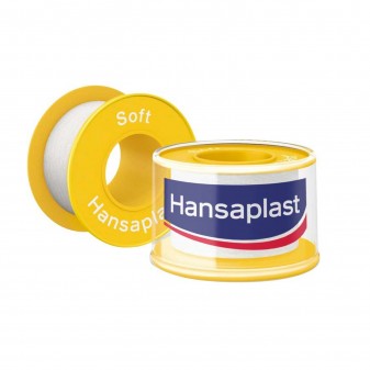 Hansaplast Soft Cerotto su Rocchetto Ipoallergenico Pelli Molto Sensibili - 5 Metri