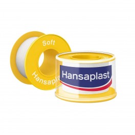 Hansaplast Soft Cerotto su Rocchetto Ipoallergenico Pelli Molto Sensibili - 5 Metri