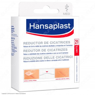 Hansaplast Confezione da 21 Cerotti Trasparenti per Riduzione delle Cicatrici