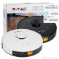 V-Tac VT-5556 Robot Aspirapolvere Lavapavimenti Smart Gyro Ricaricabile con Sensore Laser 360° e Wi-Fi - SKU 8992 / 7933