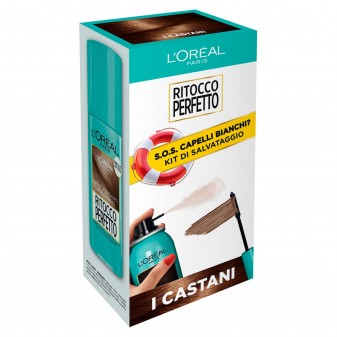 L'Oréal Paris Ritocco Perfetto Kit di Salvataggio per capelli bianchi