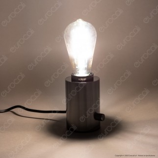 Bot Lighting Shot Lampada da Tavolo con Portalampada per Lampadine