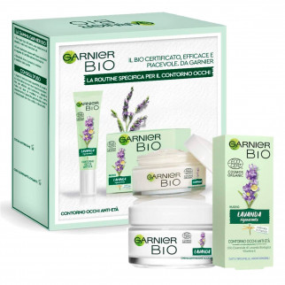 Garnier Bio Lavanda Set Anti-Età Rigenerante con Crema Viso Giorno