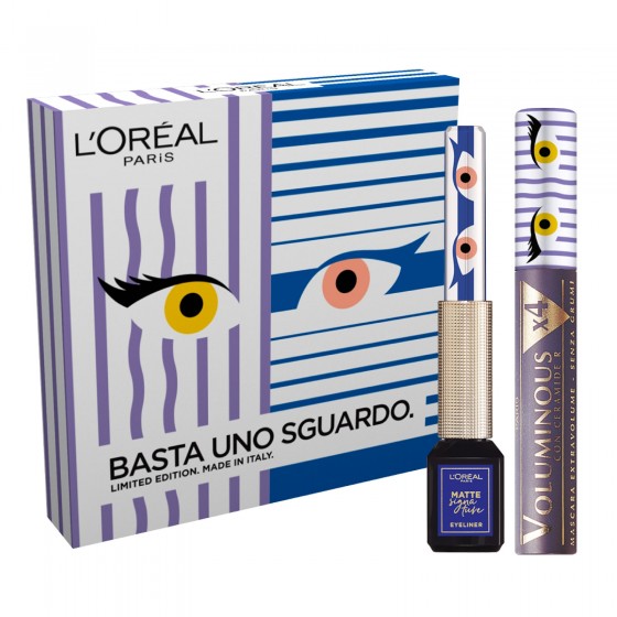 L'Oréal Paris Basta Uno Sguardo Kit Occhi Edizione Limitata con L'Oréal Paris Basta Uno Sguardo Kit Occhi Edizione Limitata con