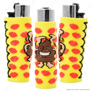 Clipper Large con Rivestimento in Gomma Fantasia Pop Emoticons KK - 1