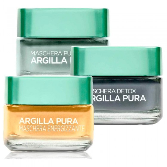 L'Oréal Paris Argilla Pura Multi-Masking Set Maschere Viso L'Oréal Paris Argilla Pura Multi-Masking Set Maschere Viso