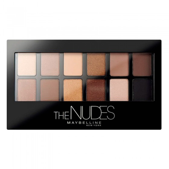 Maybelline New York The Nudes Palette di 12 Ombretti in Polvere Maybelline New York The Nudes Palette di 12 Ombretti in Polvere
