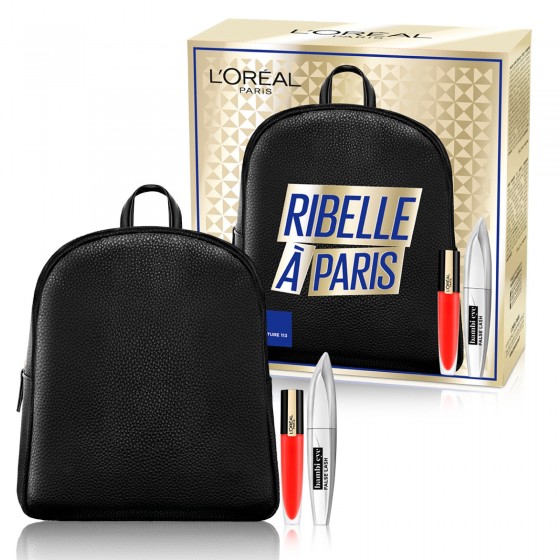L'Oréal Paris Ribelle à Paris Zainetto con Mascara Bambi Eye e Tinta L'Oréal Paris Ribelle à Paris Zainetto con Mascara Bambi Eye e Tinta