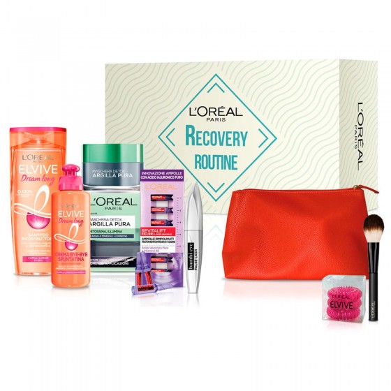 L'Oréal Paris Beauty Box Recovery Routine Pochette e Kit Beauty L'Oréal Paris Beauty Box Recovery Routine Pochette e Kit Beauty
