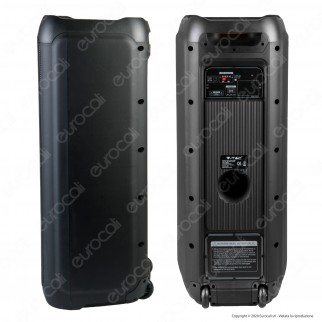 V-Tac Audio VT-6310-2 Soundor 100W con Bluetooth Karaoke LED RGB